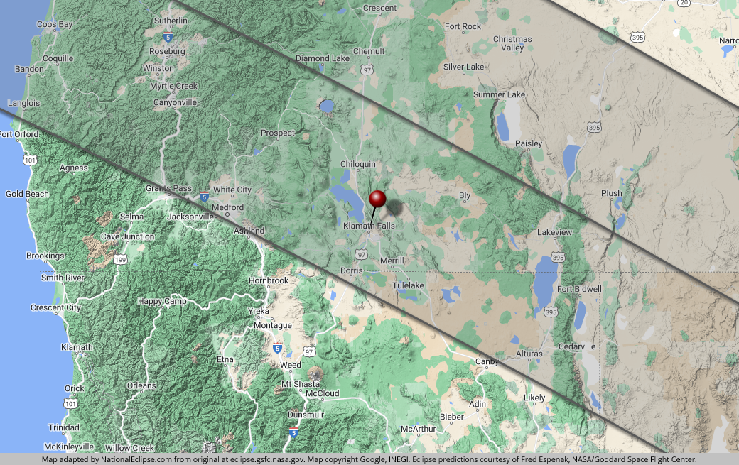 National Eclipse Klamath Falls Oregon October 14 2023 Annular 