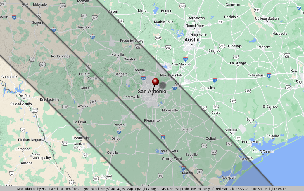 Solar Eclipse October 2024 Path Texas Leesa Nananne