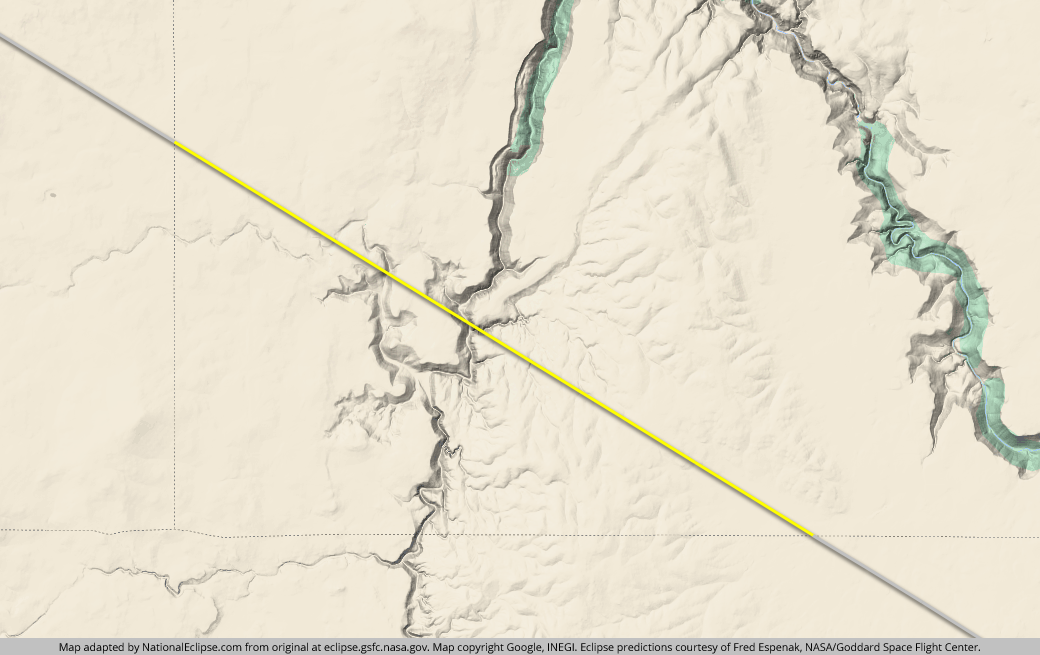 Annular Solar Eclipse - October 14, 2023 - Idaho Map