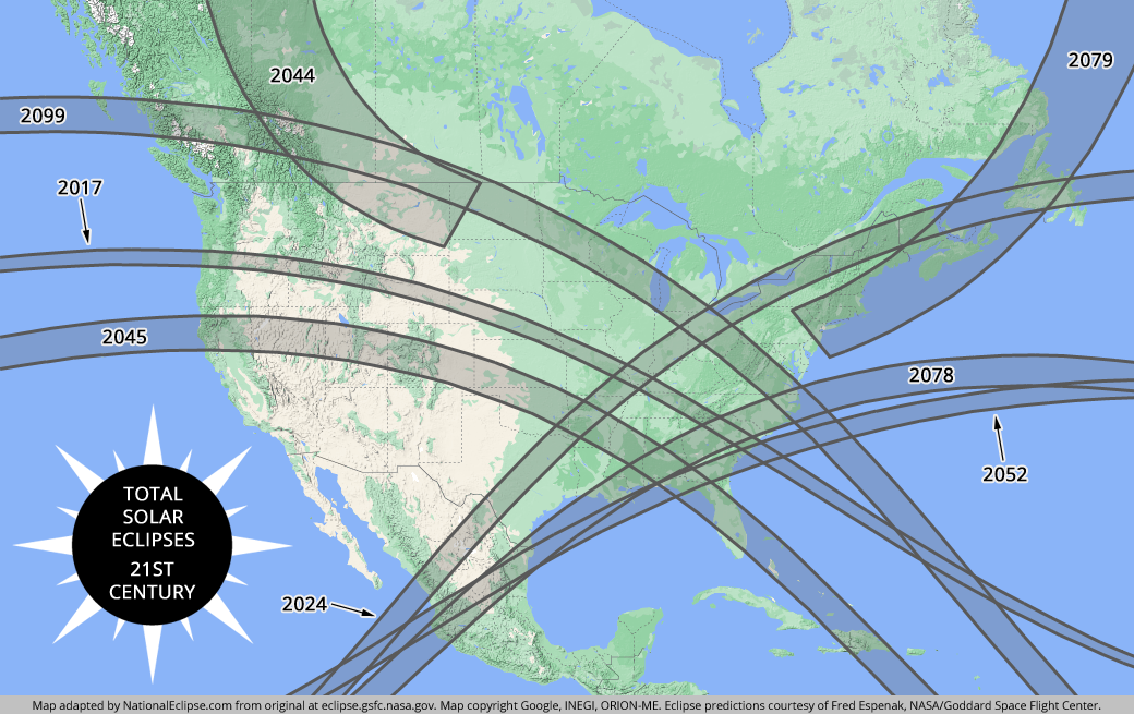 Full Solar Eclipse Calendar