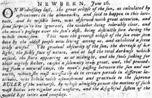 North-Carolina Weekly Gazette - June 26, 1778